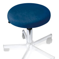 Hockerbezug Frottee marine für Hocker 40 bis 45 cm...