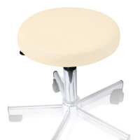 Hockerbezug Frottee natur für Hocker 40 bis 45 cm...