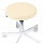 Hockerbezug Frottee natur für Hocker 40 bis 45 cm Ø