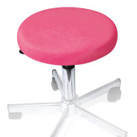 Hockerbezug Frottee pink für Hocker 40 bis 45 cm...