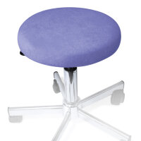 Hockerbezug Frottee viola für Hocker 40 bis 45 cm...