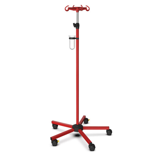 Infusionsständer ratiomed rot (RAL 3020)