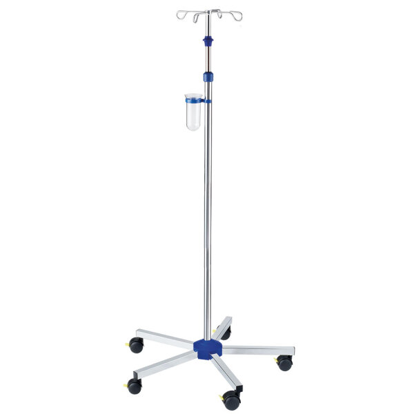 Infusionsständer ratiomed verchromt, Einhandhöhenverstellung