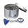 Kitteluhr ratiomed blau/silber in Metalldose