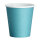 Trinkbecher aus Papier, 180 ml / 200 ml Füllmenge, laguna blue (50 Stck.)