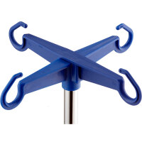 Kunststoff-Flaschenkreuz zum Aufstecken, blau