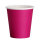 Trinkbecher aus Papier, 180 ml / 200 ml Füllmenge, Flamingo fuchsia (50 Stck.)