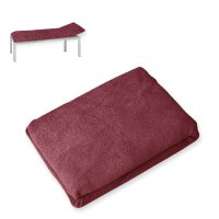 Liegenbezug Frottee brombeer, 80 x 200 cm