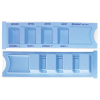 Medikamentendispenser ratiomed, blau, mit Beschriftung:...