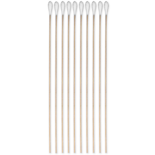MEDI-WOOD Wattestäbchen Holz, 23 cm lang Ø 2,5 mm, Wattekopf Ø 4 mm (100 Stck.)