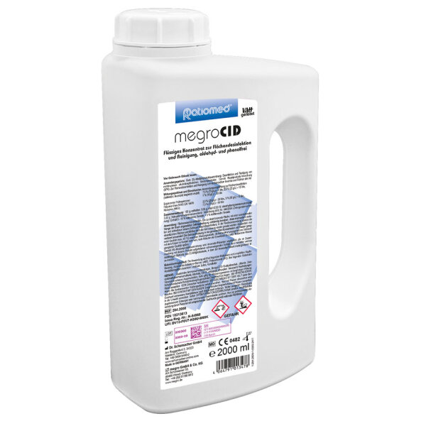 megroCID 2 Ltr. Flächendesinfektion * nur für den professionellen Gebrauch *