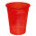 Mundspül- / Laborbecher 180 ml rot (100 Stck.)