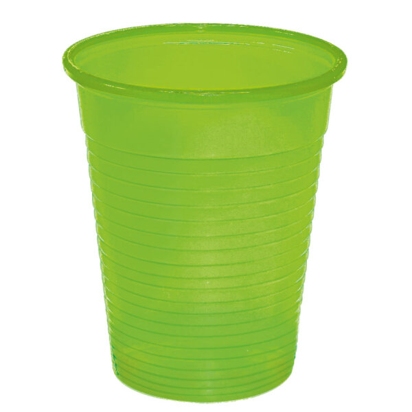 Mundspül- / Laborbecher 180 ml limette (100 Stck.)