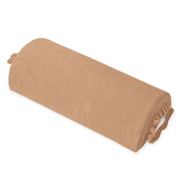 Nackenrollenbezug Frottee camel, für Halbrollen 40 cm