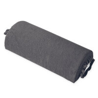 Nackenrollenbezug Frottee graphit, für Halbrollen 40 cm