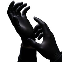 Nature Gloves Nitril U.-Handschuhe schwarz, Gr. XS...