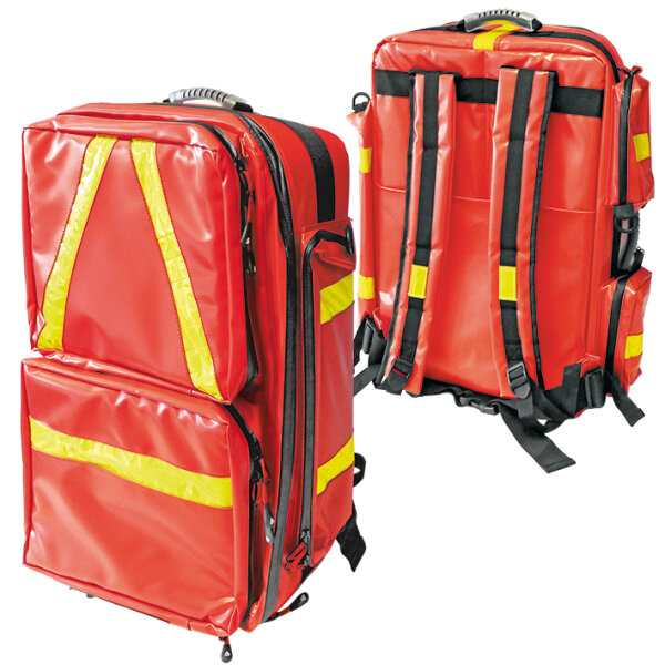Notfallrucksack WasserStopp PROFI PLANE, rot, leer