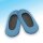 Patientenschuhe Pillow-Paws Gr. 34 - 38, blau (50 Paar)