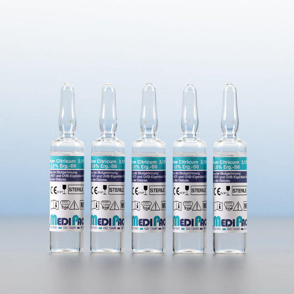 PPS Natriumcitrat 3,13 % (100 Ampullen à 10 ml)