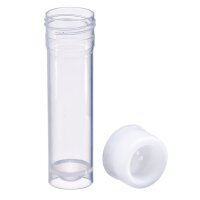 Röhrchen mit Schraubverschluss natur, 15 ml, 20 x 76...