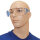 Schutz- und Überbrille mit Seiten- und Augenbrauenschutz