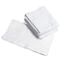 Seiflappen Frottee weiß, 30 x 30 cm (6 Stck.)