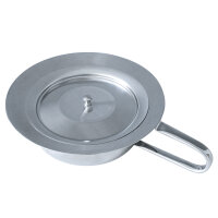 Stechbecken mit Hohlgriff und Deckel für Erwachsene