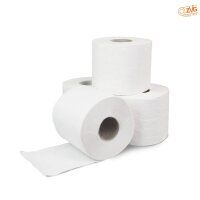 Toilettenpapier 3-lagig, weiß, Tissue, mit...
