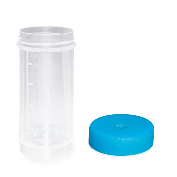 Universalcontainer (Versandgefäße) 50 ml, 39 x 74 mm (500 Stck.) Deckel beiliegend