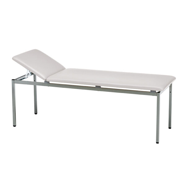 Untersuchungsliege classic silbergrau, graualuminium lackiert,inkl.Rollenhalter