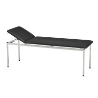 Untersuchungsliege Classic, schwarz, weißaluminium...