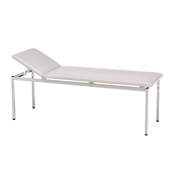 Untersuchungsliege Classic, silbergrau, weißaluminium lackiert,inkl.Rollenhalter 2122024