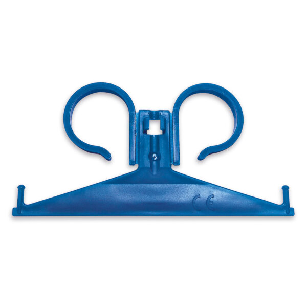 Urinbeutelhalter aus Kunststoff blau Btl. = 10 Stck. /