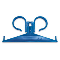 Urinbeutelhalter aus Kunststoff blau Btl. = 10 Stck. /