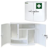 Verbandschrank Kunststoff 2-türig, 38,5 x 18 x 32,5...