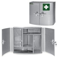 Verbandschrank Kunststoff 2-türig, 38,5 x 18 x 32,5...