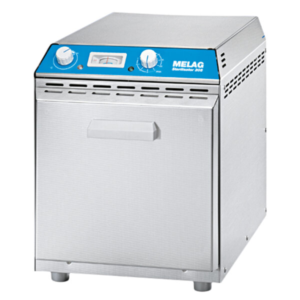 Heißluft-Sterilisator 205 mit Halterung für 6 Tabletts Das Gerät ist für den Einsatz im kosmetischen Bereich, in der kosmetischen Fußpflege und im Veterinärbereich bestimmt.  !!! Versand nur auf Palette !!!
