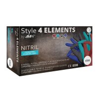 Style 4 ELEMENTS Nitril U.-Handschuhe unsteril puderfrei...