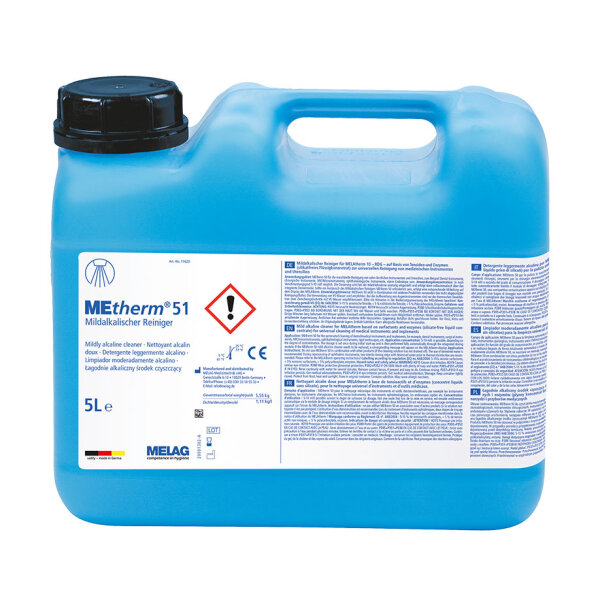 MEtherm 51 mildalkalischer Reiniger 5 Ltr. * nur für den professionellen Gebrauch*