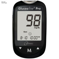 Gluceofine Pro Blutzuckermesssystem mmol/L
