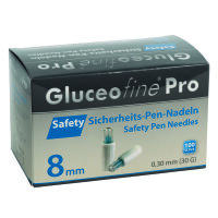 Gluceofine Pro Safety Sicherheits- Pen-Nadeln 30 G, 0,30...