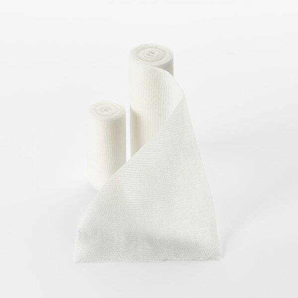 miro-mull glatt Mullbinden weiß, 4 m x 8 cm (20 Stck.)