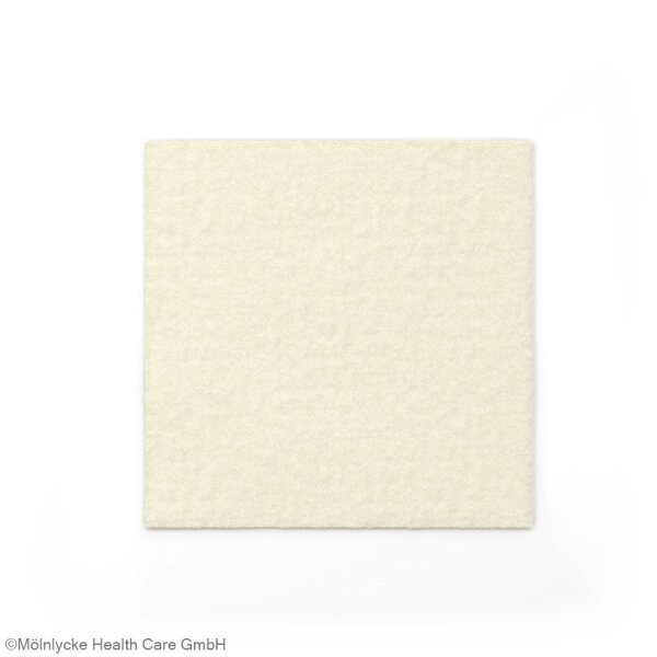 Exufiber Ag+ Faserverband steril, 10 x 10 cm (10 Stck.)