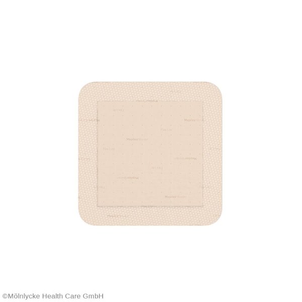 Mepilex Border Flex Lite Schaumverband steril, 4 x 5 cm (10 Stck.) mit Haftrand