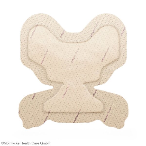 Mepilex Border Heel Schaumverband steril, 22 x 23 cm (10 Stck.)