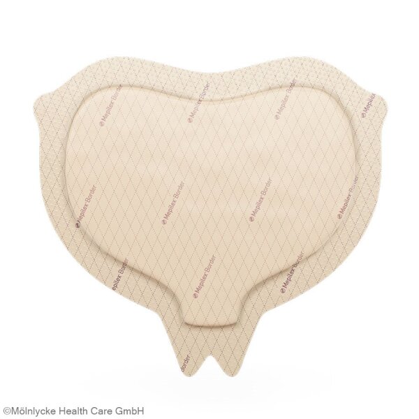 Mepilex Border Sacrum Schaumverband steril, 16 x 20 cm (5 Stck.)
