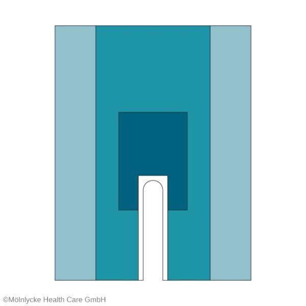 Schlitztücher selbstklebend 200 x 260 cm (14 Stck.)