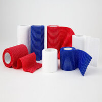 ELASTUS active comfort Fixierbinden blau, 4,5 m x 5 cm...