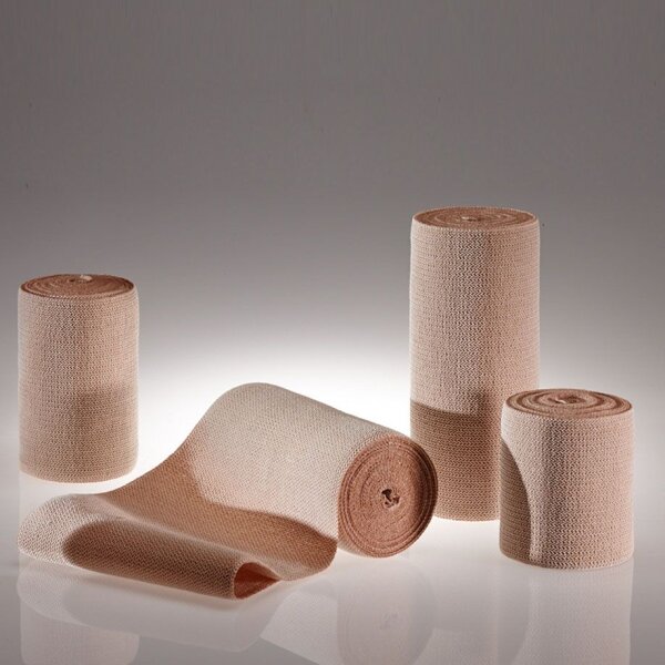 Elastus Kurzzugbinden hautfarben, 8cm x 5mtr.