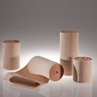 Elastus Kurzzugbinden hautfarben, 8cm x 5mtr.